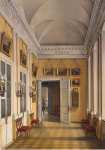 Hau Edward Petrovich Interiors of the Winter Palace. The Room between the Small Fieldmarshals Hall and the War Gallery - Hermitage